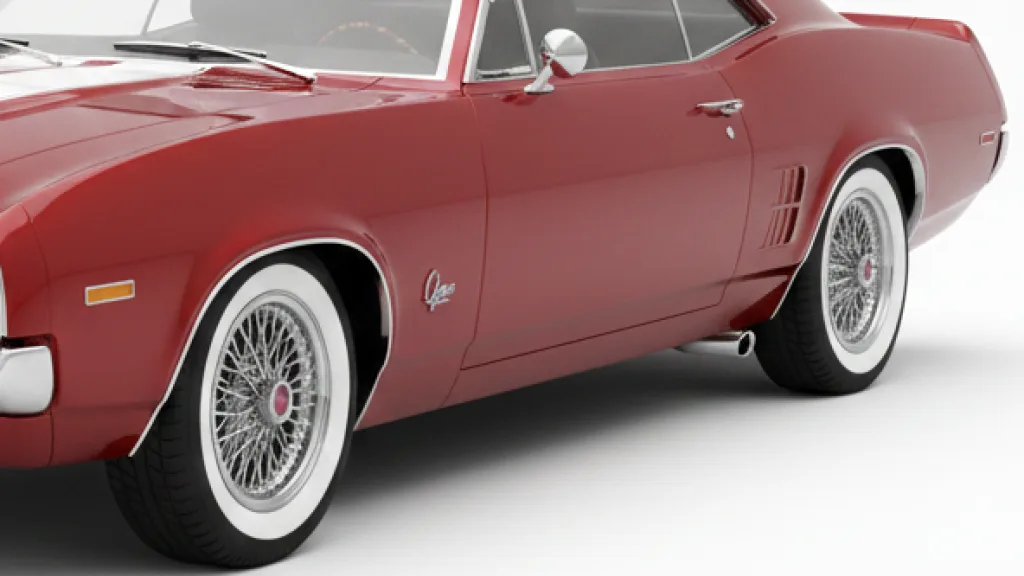 1969 Pontiac Firebird &mdash; Wire wheels & trim