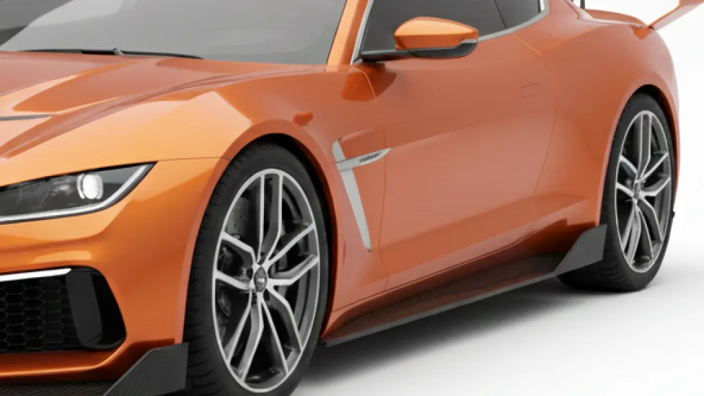 2021 Apex GT Coupe &mdash; Wheels & side skirts